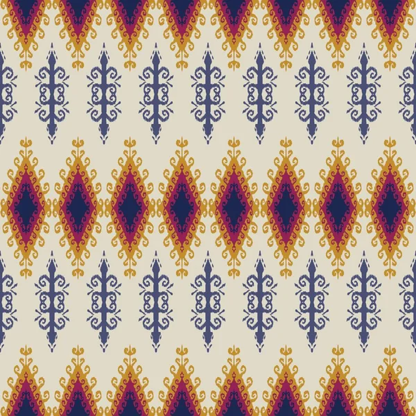 Illustration Ikat Printing Textile Pattern Wallpaper Abstract Textile Design — 图库照片
