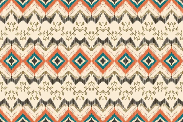 Illustration Ikat Printing Textile Pattern Wallpaper Abstract Textile Design — 스톡 사진