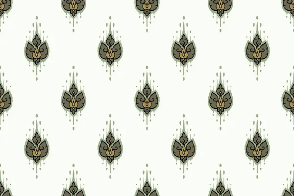 Illustration Ikat Printing Textile Pattern Wallpaper Abstract Textile Design — Fotografia de Stock