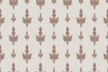 illustration ,Ikat printing textile pattern wallpaper, abstract for textile design