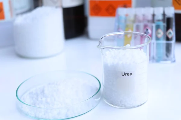 Urea Glass Chemical Laboratory Industry — Stockfoto