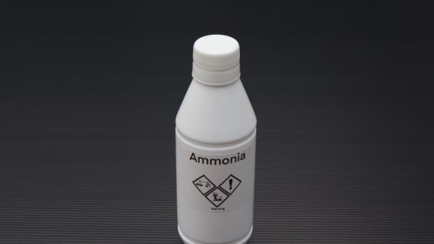 Ammonia Bottle Chemical Laboratory Industry — ストック動画