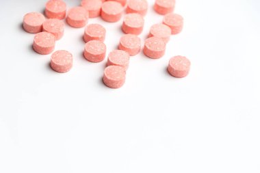 close up of pills, Medicines for health or treatment of illnesses, pills on the background