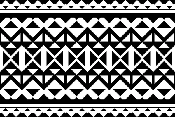 Zwart Wit Illustraties Ontwerp Met Geometrische Patronen Abstract Voor Textiel — Stockfoto