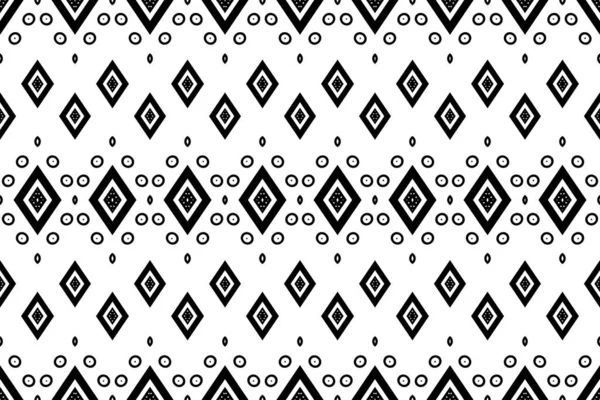 Black White Illustrations Design Geometric Patterns Abstract Textile Design Geometric — Stock Photo, Image