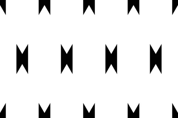 Schwarz Weiß Illustrationen Design Mit Geometrischen Mustern Abstract Für Textilgestaltung — Stockfoto