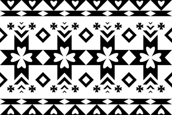 Black White Illustrations Design Geometric Patterns Abstract Textile Design Geometric — Stock Photo, Image