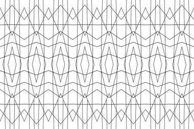 siyah ve beyaz çizimler, geometrik desenli tasarım, tekstil tasarımı için soyut, geometrik arkaplan 