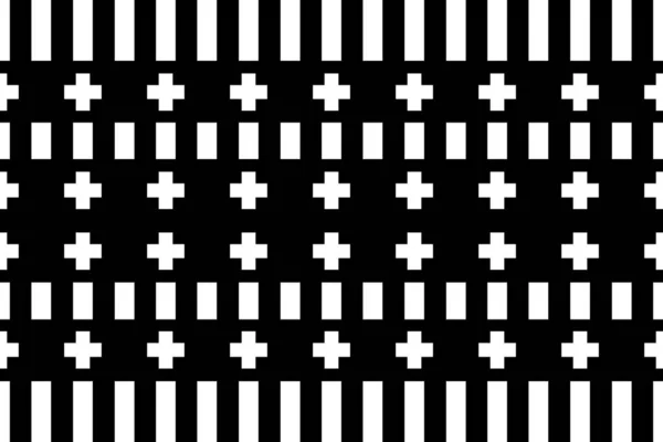 Czarno Białe Ilustracje Projekt Geometrycznymi Wzorami Streszczenie Dla Projektu Tekstylnego — Zdjęcie stockowe