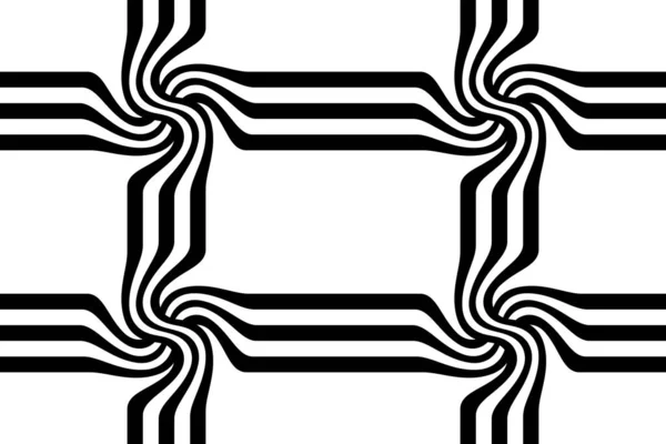 Černé Bílé Ilustrace Design Geometrickými Vzory Abstraktní Pro Textilní Design — Stock fotografie