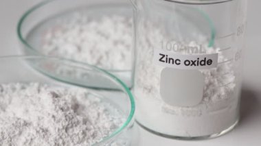 zinc oxide in glass, chemical in the laboratory and industry