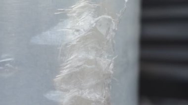 The film surface has scratches that make it difficult to packing, The film is used to pack products in the industry