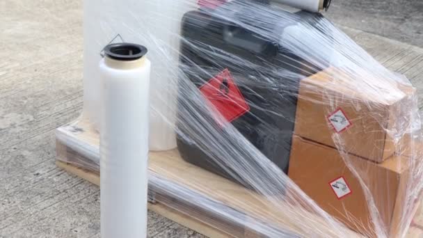 Clear Film Roll Packing Sticky Clear Film Rolls Product Protection — Video