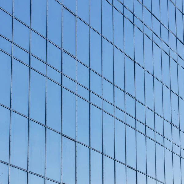 Mur Verre Partie Gratte Ciel Extérieur — Photo