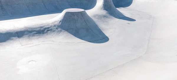 Skate Park Elvont Építészet Háttér — Stock Fotó