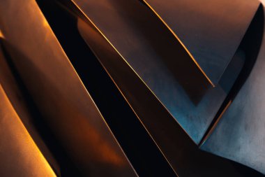 Paslanmaz fırçalanmış çelik soyut parçalı metal desen arkaplanı