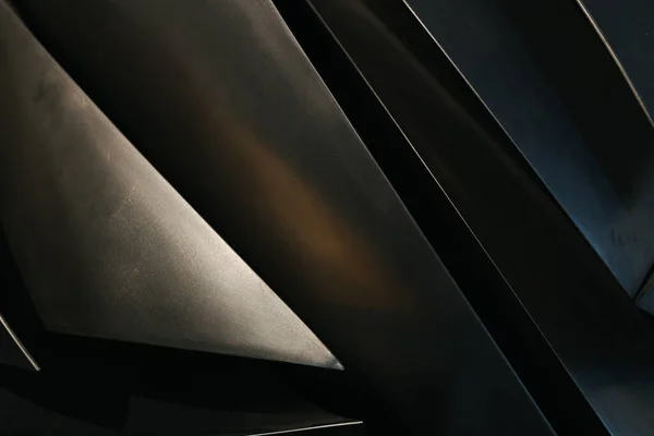 モダンなデザインのための金属ダーク抽象的な背景 — ストック写真