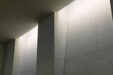 Modern minimalist oda iç tasarımının soyut bir parçası