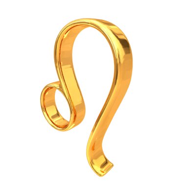 Three-dimensional sign of the zodiac. 3d