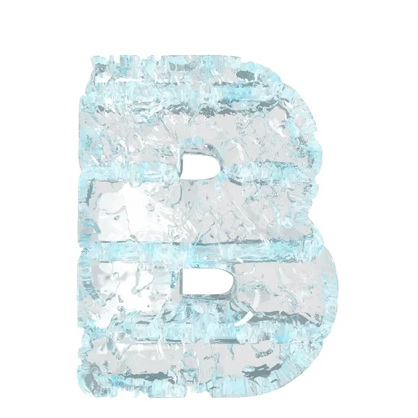 Symbols Made Ice Letter — Archivo Imágenes Vectoriales