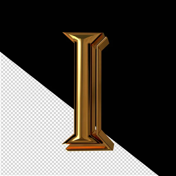 Roman Numerals Made Gold — Image vectorielle