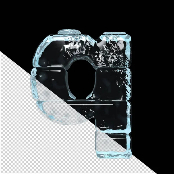 Symbol Made Ice Letter — Image vectorielle