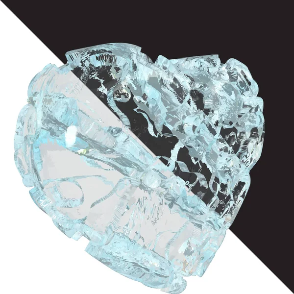 Серце Льоду Векторні Ілюстрації — стоковий вектор