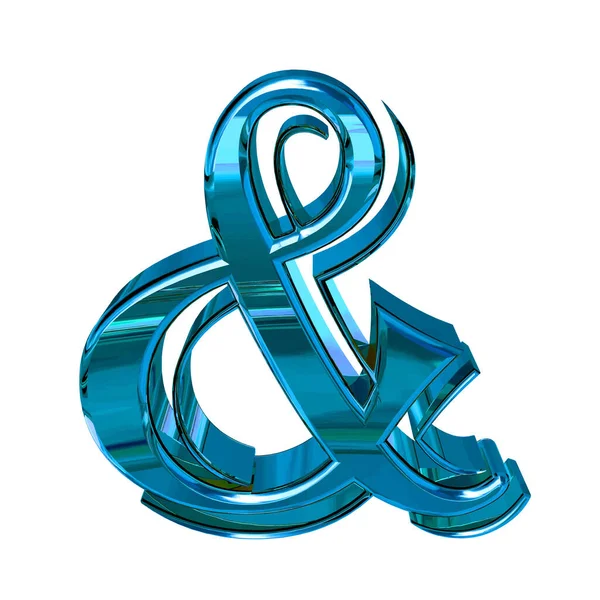 Glossy Symbol Blue — Vetor de Stock