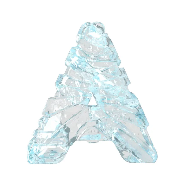 Symbols Made Broken Ice Letter — Image vectorielle