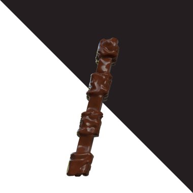 3d symbol made of chocolate