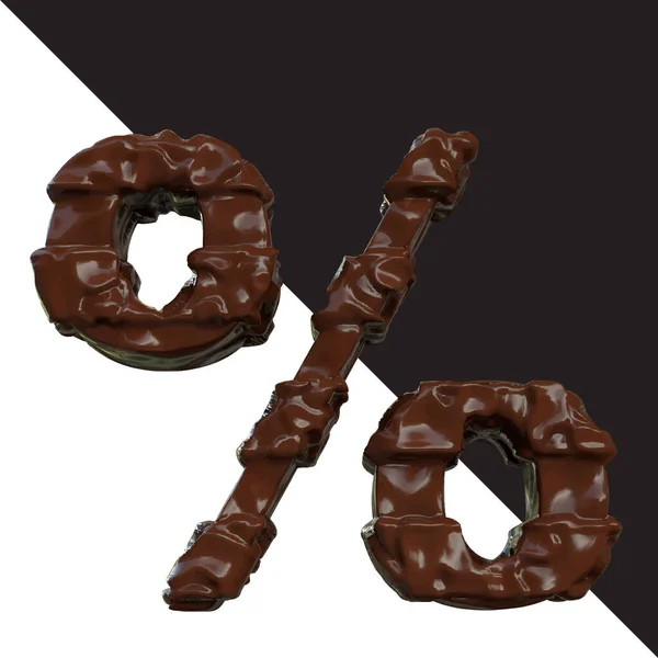 Symbol Made Chocolate — Stockvector