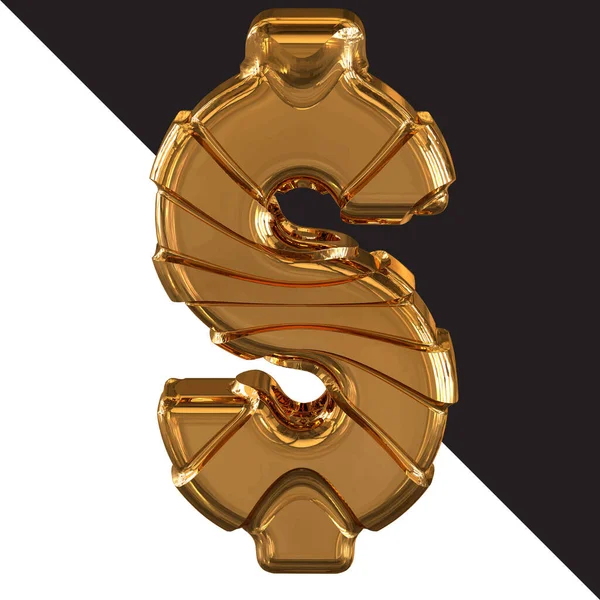 Gold Symbol Gold Belts — Vector de stock
