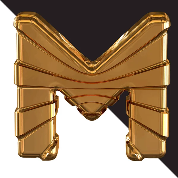 Gold Symbol Gold Belts Letter — Stockvektor