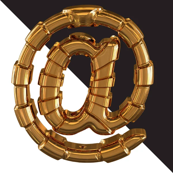 Gold Symbol Gold Belts - Stok Vektor