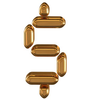 3d characters as a digital font