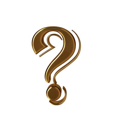 The symbol made of gold