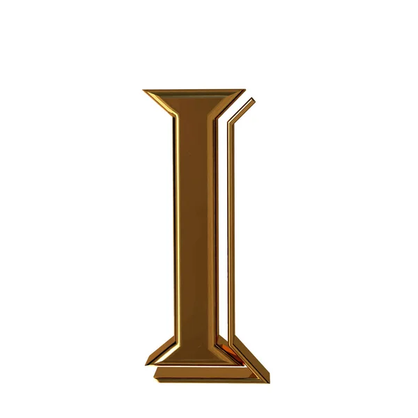 Symbol Made Gold Letter — Wektor stockowy