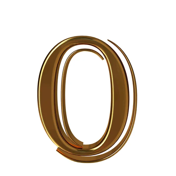 Symbol Made Gold Number — Stockvektor