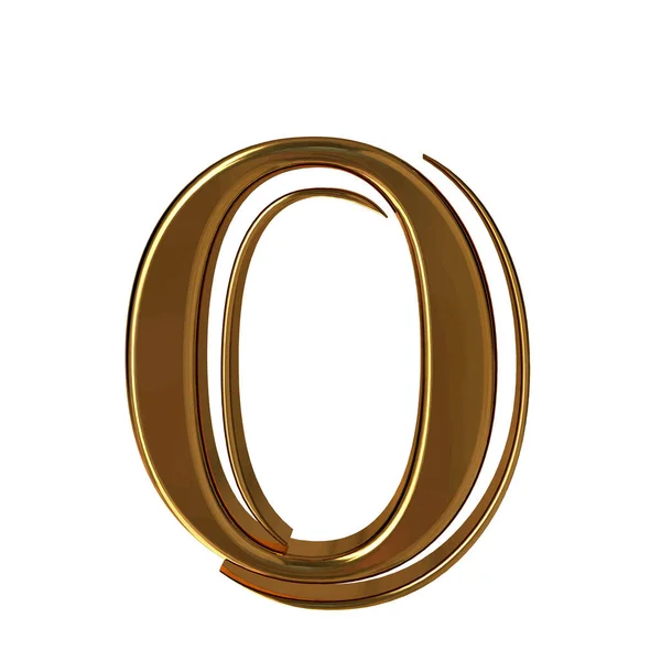 Symbol Made Gold Letter — Stockvektor