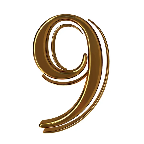 Σύμβολο Από Χρυσό Αριθμός — Διανυσματικό Αρχείο