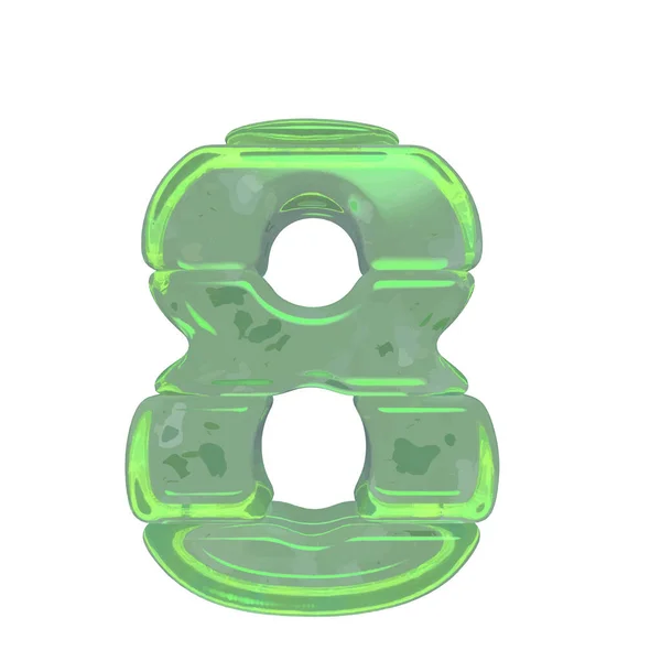 Ice Symbols Made Ice Number — Vector de stock