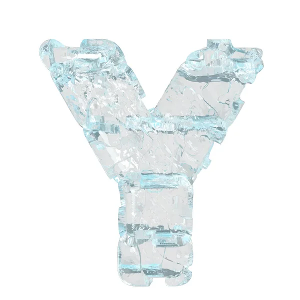 Symbol Made Ice Letter — 스톡 벡터