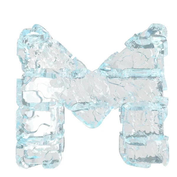 Symbol Made Ice Letter — Vettoriale Stock