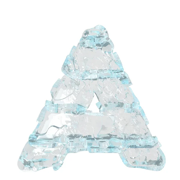 Symbol Made Ice Letter — Vettoriale Stock