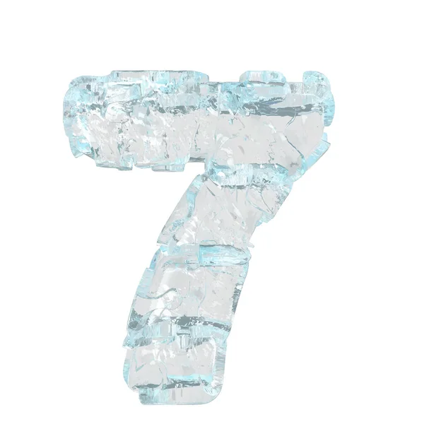 Symbol Made Ice Number — 图库矢量图片