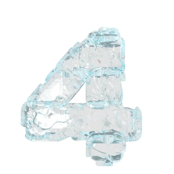 Symbol Made Ice Number — 图库矢量图片