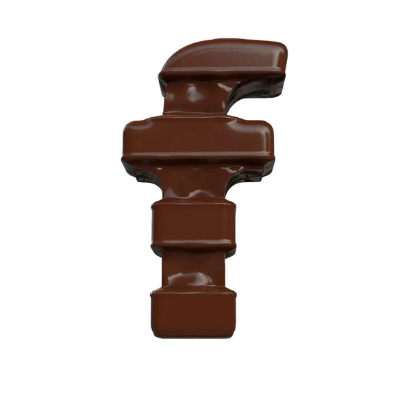 Σύμβολο Φτιαγμένο Από Σοκολάτα Στοιχείο — Διανυσματικό Αρχείο