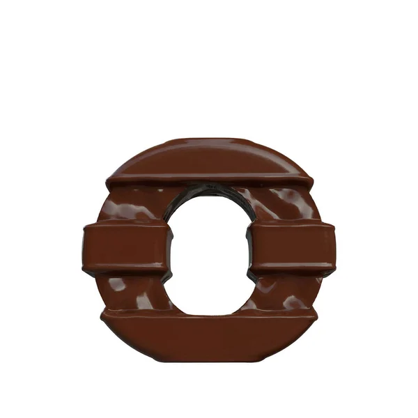 Symbol Made Chocolate Letter — 스톡 벡터
