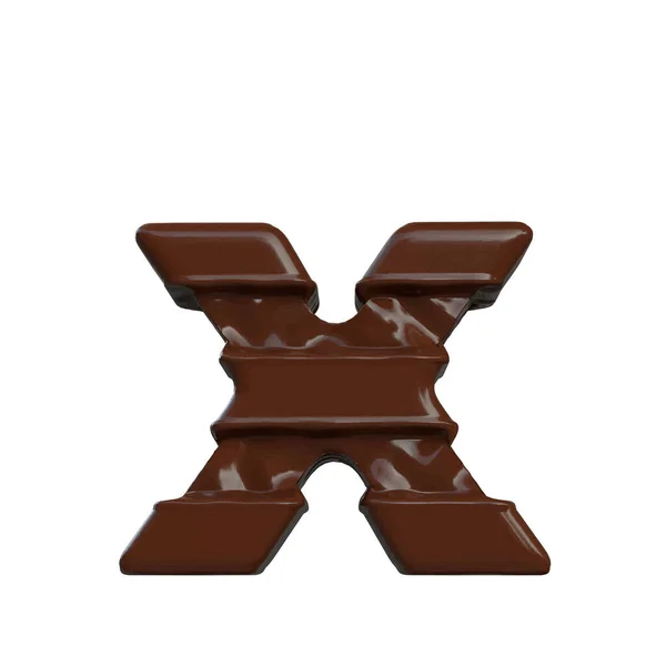 Symbol Made Chocolate Letter — Vector de stock