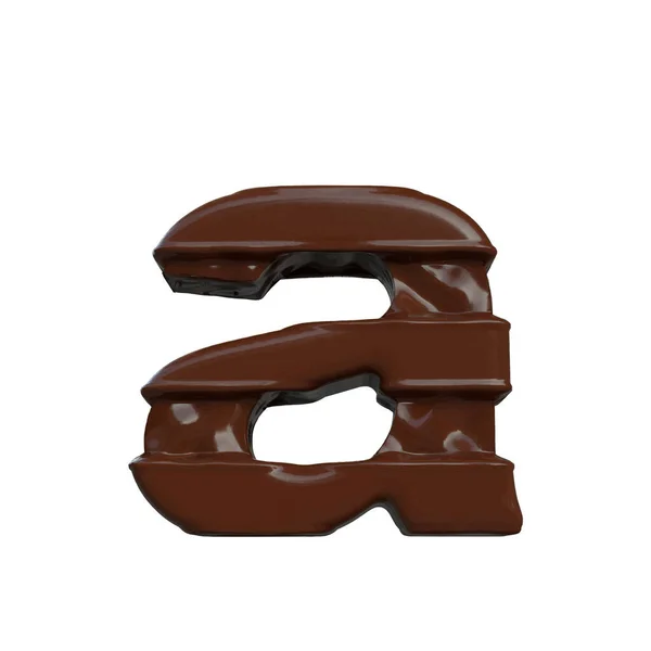 Symbol Made Chocolate Letter — Stock vektor